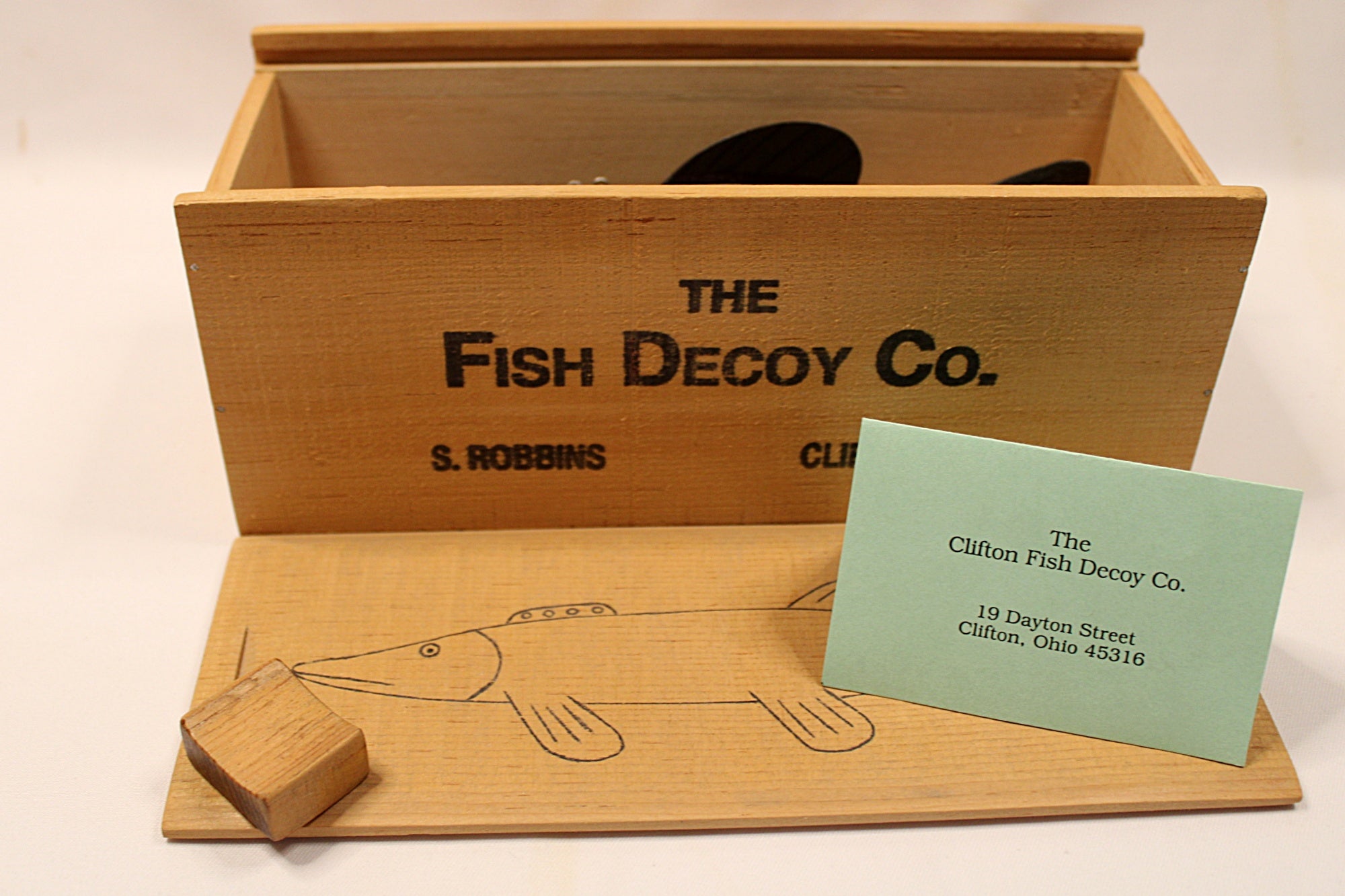 Smallmouth Bass Ice Fishing Decoy by Steve Robbins Limited Series