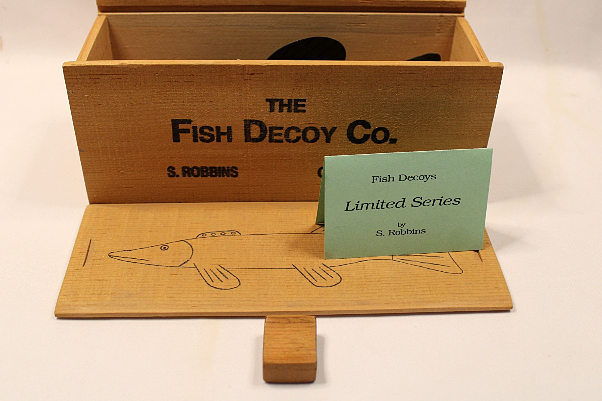 Smallmouth Bass Ice Fishing Decoy by Steve Robbins Limited Series