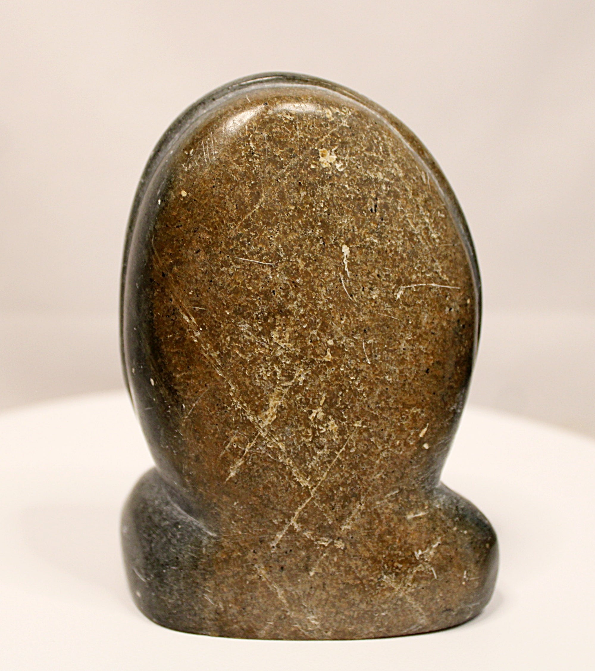 Canada Tag Inuit Stone Authentic Sculpture