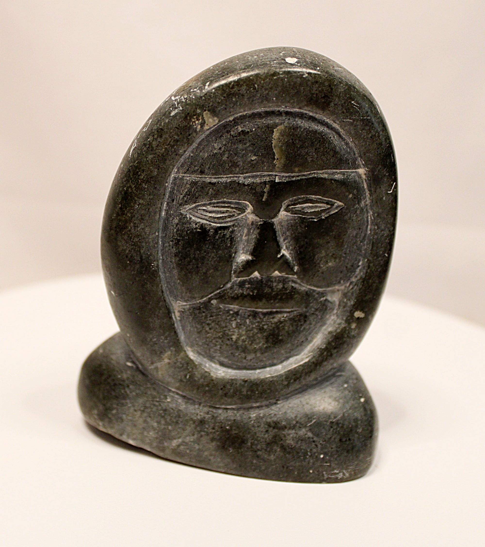 Canada Tag Inuit Stone Authentic Sculpture