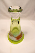 Chartreuse Art Glass Vase by Earl O. James