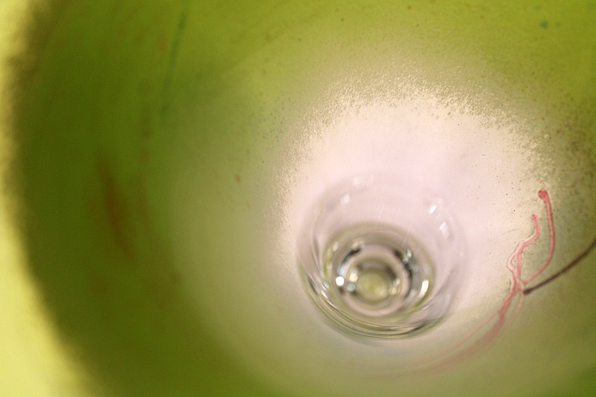 Chartreuse Art Glass Vase by Earl O. James