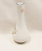 French Faience Vase  Les Coqs by Keller and Guerin 1880 -  1922