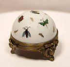 French Rare Hand Painted Limoges Vinaigrette