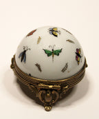 French Rare Hand Painted Limoges Vinaigrette