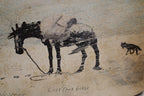 Lost Pack Horse Original Joe R. Breckenridge Oil Painting Stamped and Signed