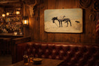 Lost Pack Horse Original Joe R. Breckenridge Oil Painting Stamped and Signed