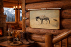 Lost Pack Horse Original Joe R. Breckenridge Oil Painting Stamped and Signed