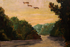 River  Oil Painting Framed and Signed