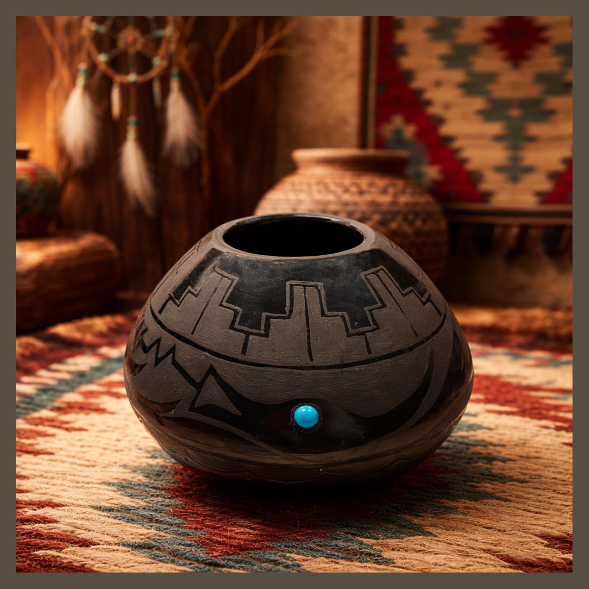 Blackware Jar by Robert Naranjo