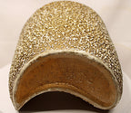 Rocky Mountain MCM Pottery Vase Gilded Pebbled Lava Glaze