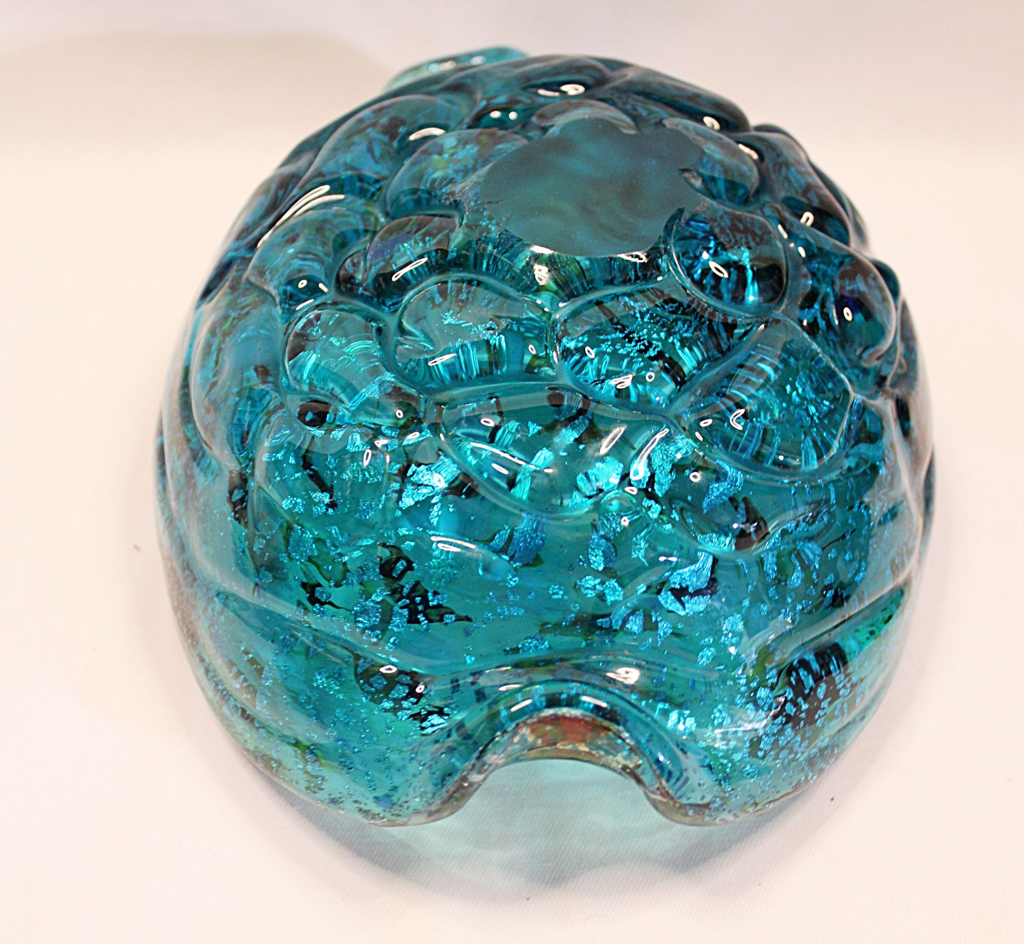 Italian Tutti Frutti  Murano Art Glass Bowl by AVEM