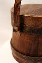 Wood Firkin - Bucket with Lid - Hard to Find Size