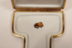 ARTORIA LIMOGES Trinket Box Peint Main Japanese Kimono Signed and Numbered geta sandel closeup