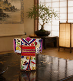 ARTORIA LIMOGES Trinket Box Peint Main Japanese Kimono Signed and Numbered-standing up-on table