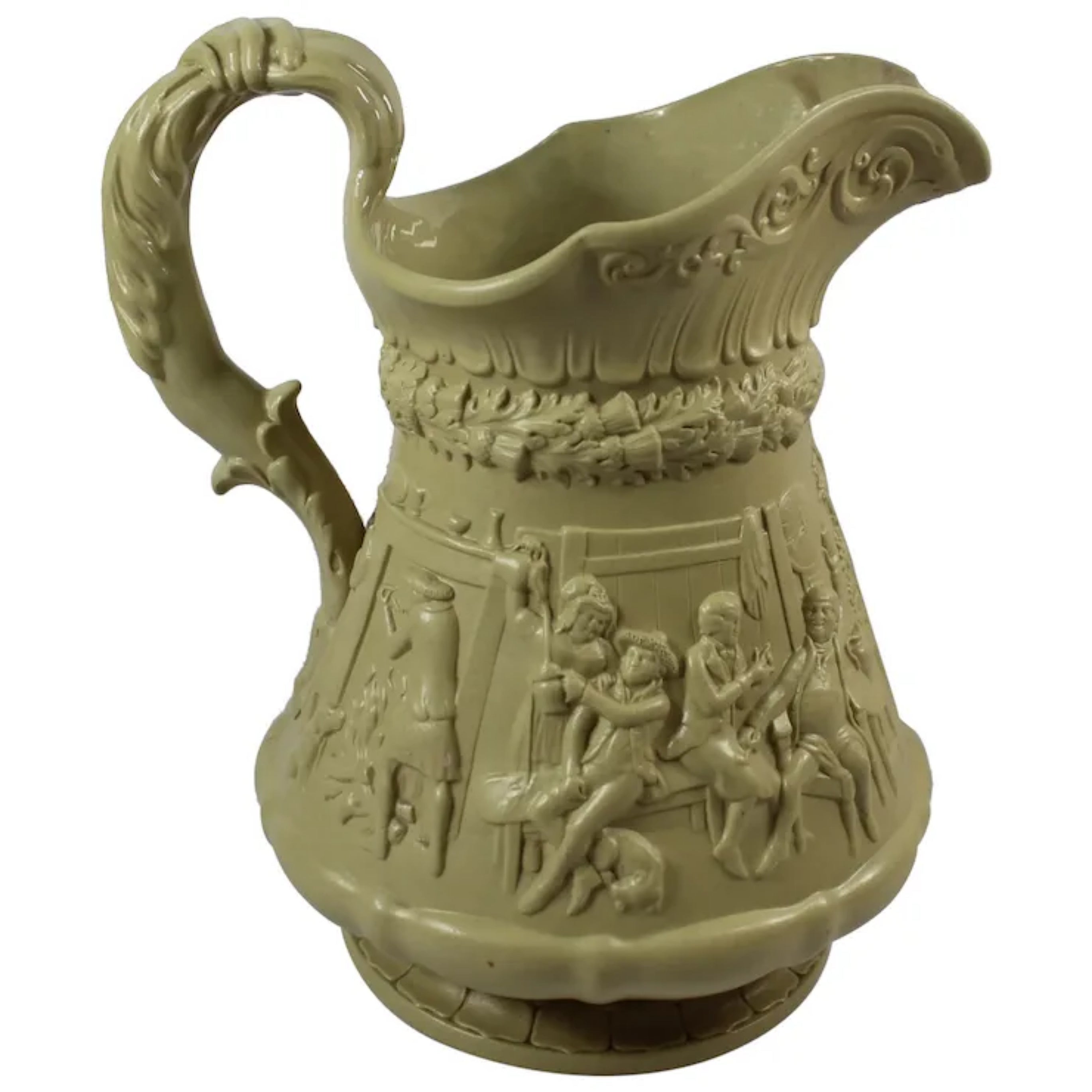 Ridgway Drabware Pitcher Tam O'Shanter