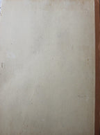Antique French Folio Book Titled Interieurs Rustiques Paris 1926-Showing Back Cover