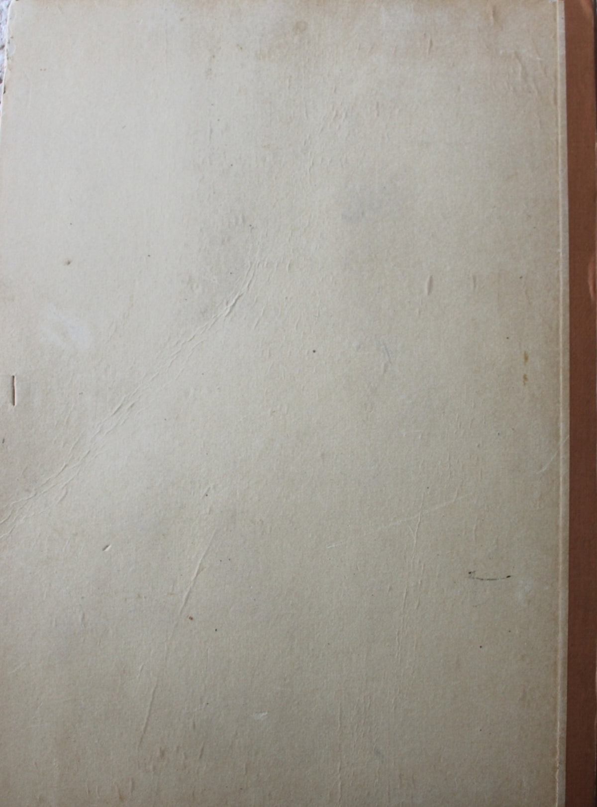 Antique French Folio Book Titled Interieurs Rustiques Paris 1926-Showing Back Cover