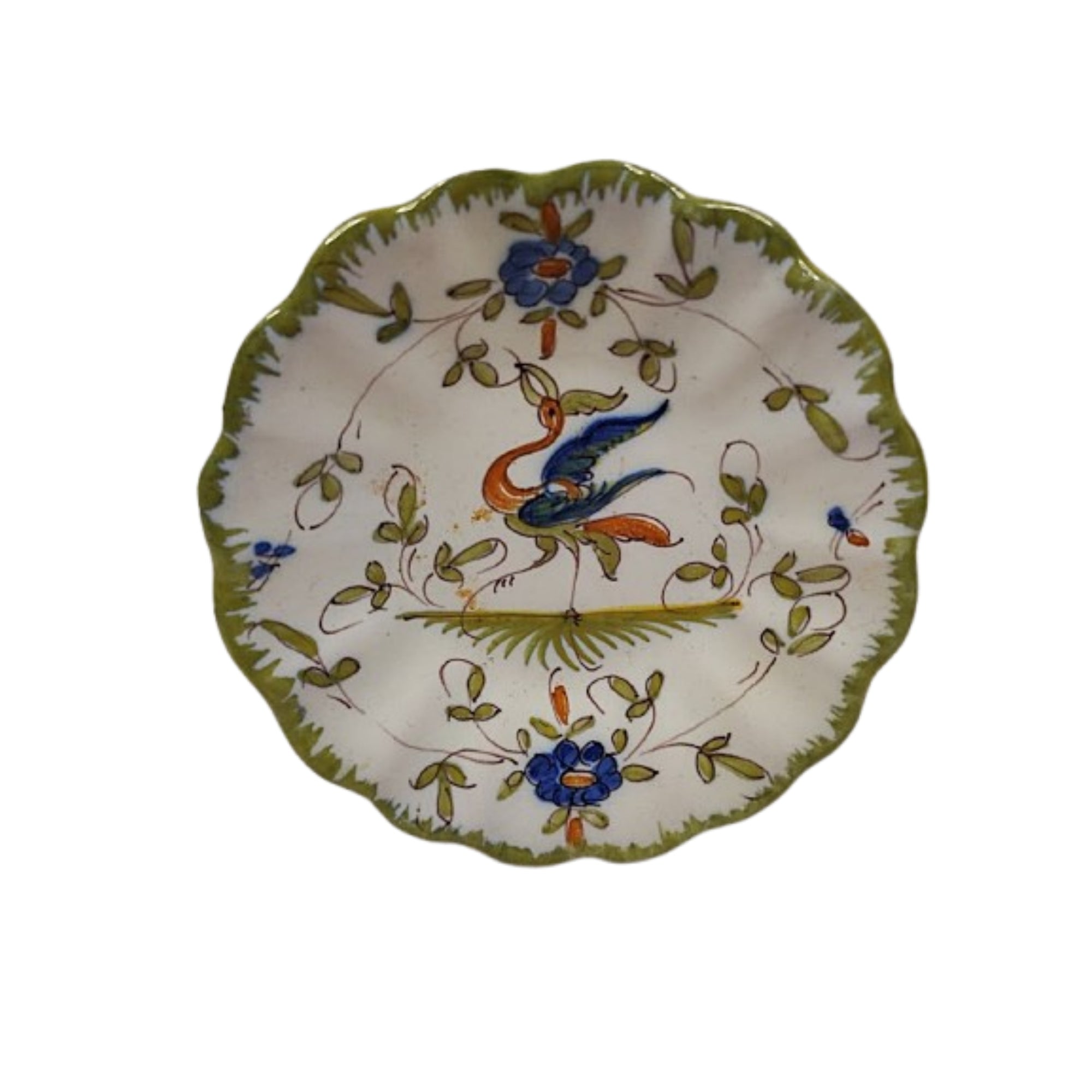 Antique_MOUSTIERS_FRANCE_FAIENCE_Dish_Hand_Painted_Earthware-full_front