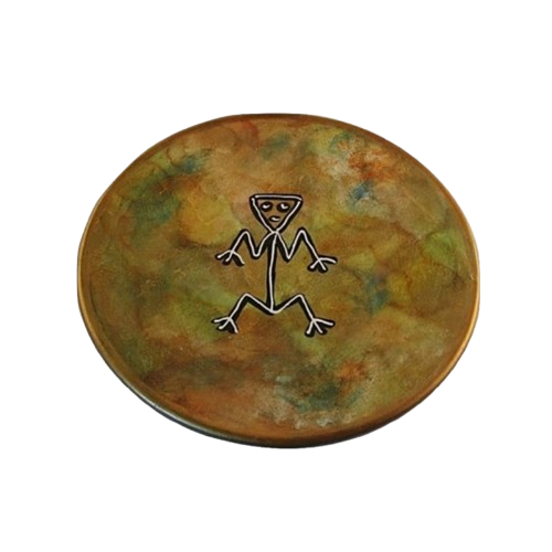 Caribbean Art Hand Painted Signed Wall Plate
