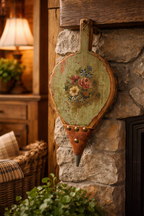 Handmade Folk Art Antique Fireplace Bellows