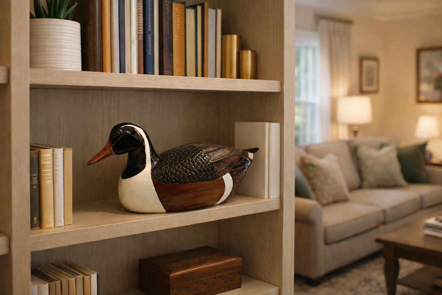 Oregon Pintail Duck Decoy by Joe Mathias