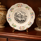 English Pottery Child's Plate Circa 1830