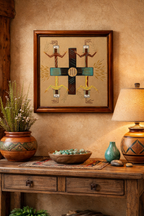 Navajo Sand Painting  by R.M. Lee