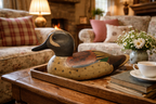 Blue Winged Teal Drake Duck Decoy by John Bundy