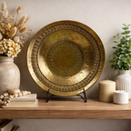 Hand Hammered Italian Brass Tray