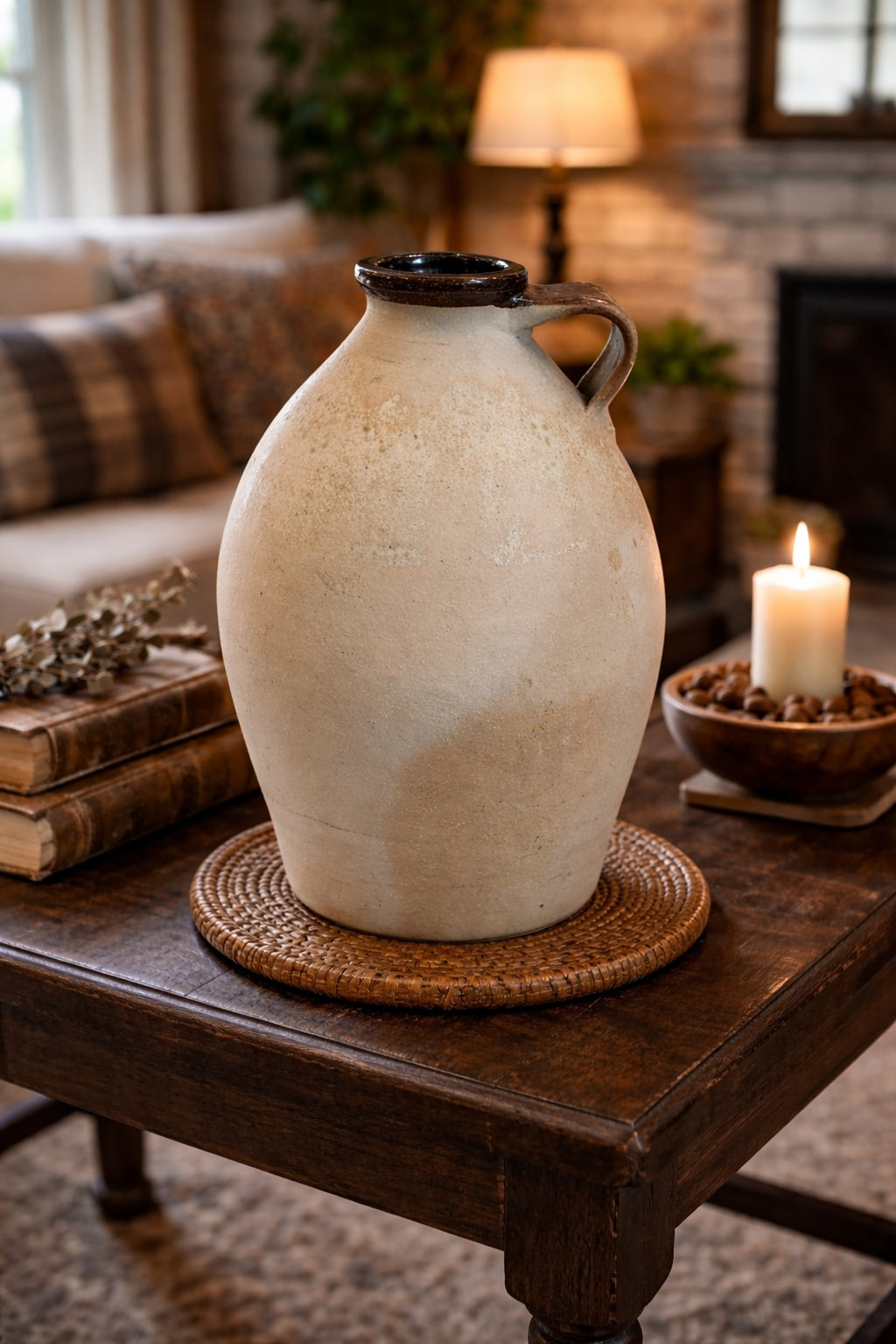 Studio Stoneware Pottery Jug by Ernest Gentry
