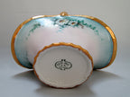 Hand Painted and Gilded German Porcelain Basket