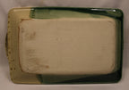 Studio Pottery Bowl and Tray Florida Ceramicist Gene Gandee bottom of tray showing makers marks