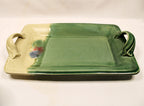 Studio Pottery Bowl and Tray Florida Ceramicist Gene Gandee-empty tray