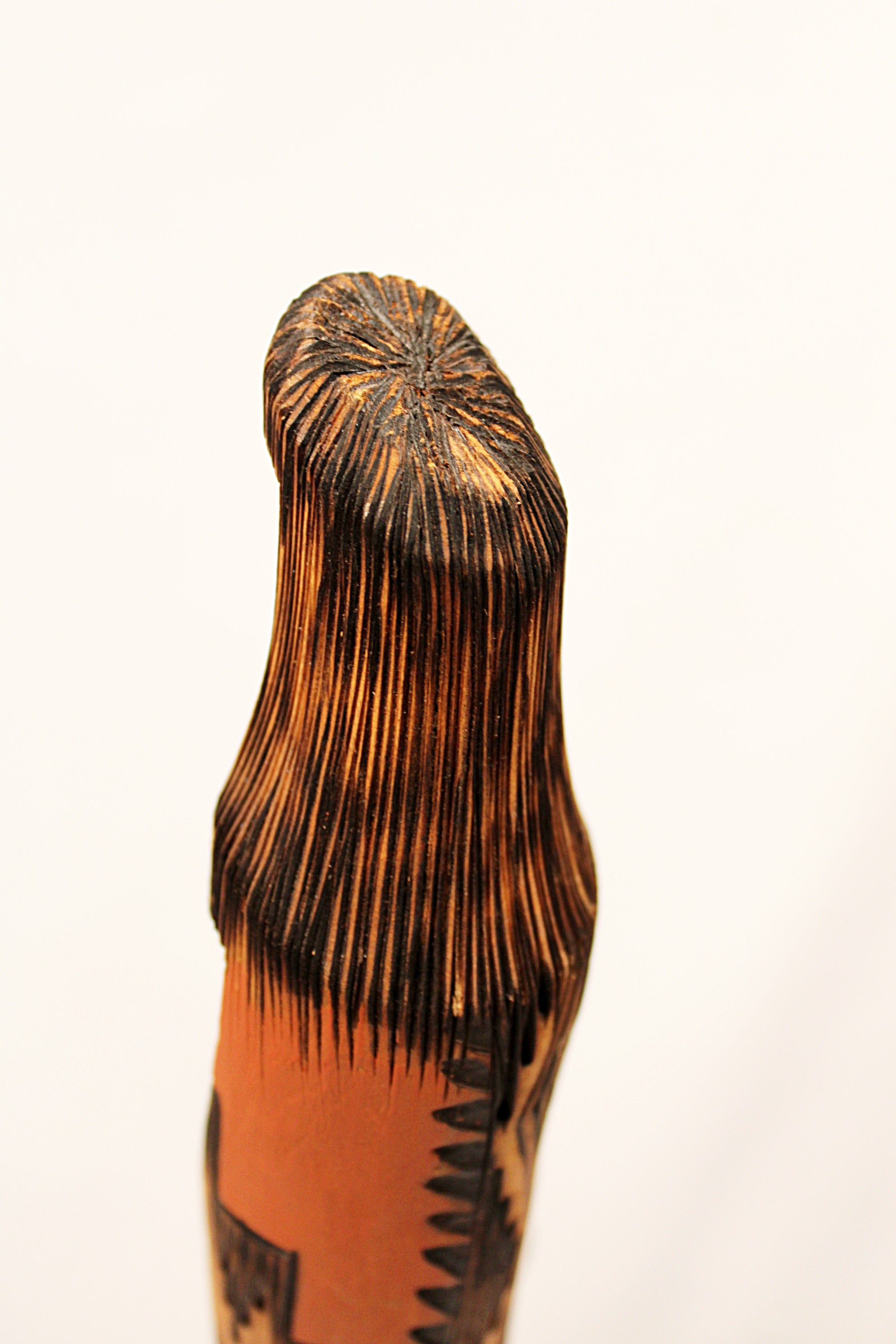 Native American Long Hair Kachina Carving