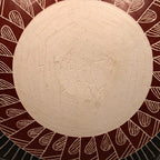 HUMBERTO PINA Polychrome Pottery Turtle Jar Mata Ortiz Mexico Closeup of signed bottom