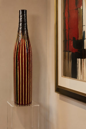 Italian Stoneware Tessuto Vase 1960s