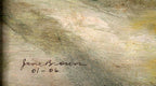Original Painting of Mont Saint Jean Farm at Waterloo Framed Signed
