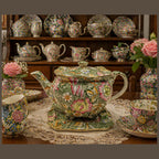 Jacobina Pattern Royal Winton Athena Teapot and Trivet England