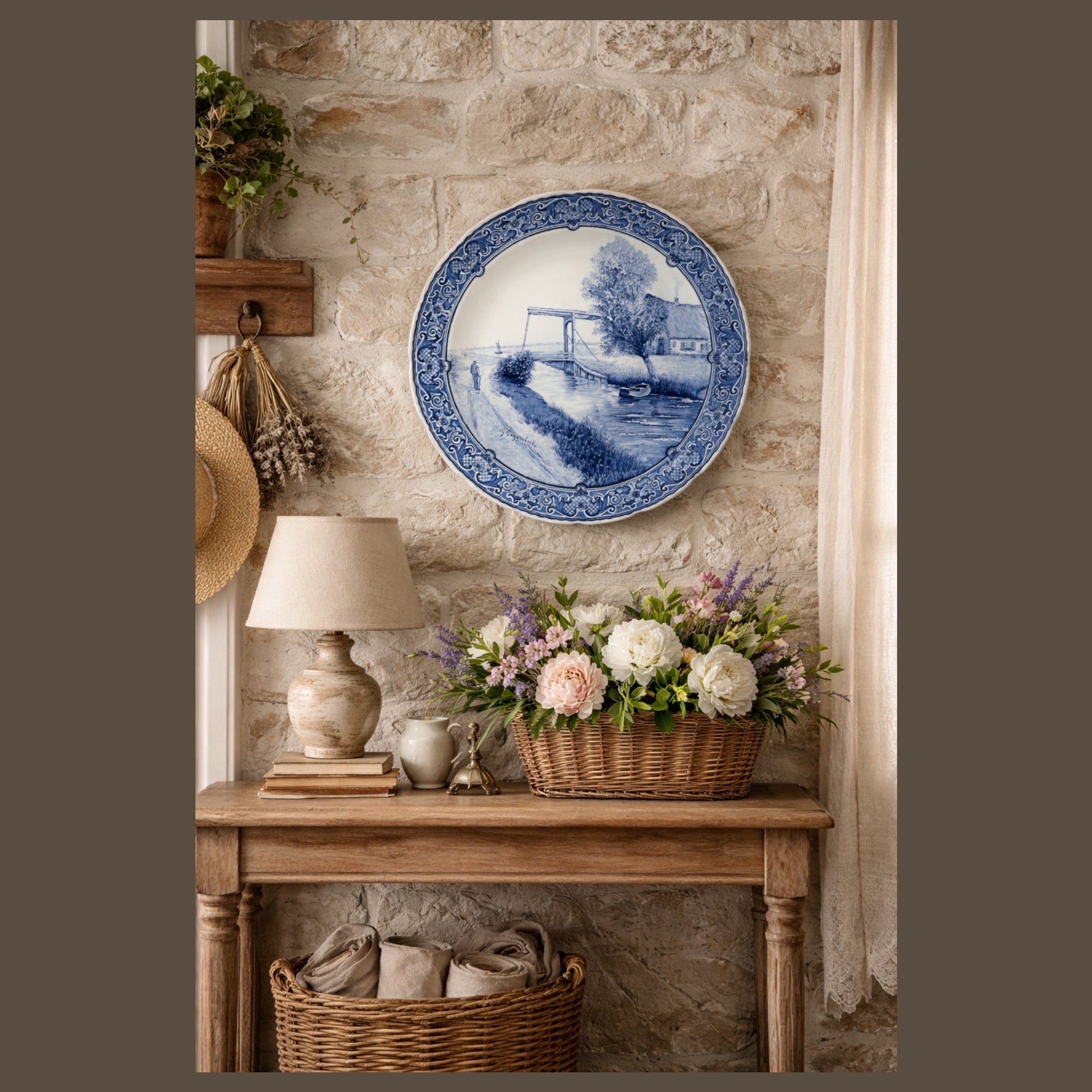 Boch Delfts Wall Plate for Royal Sphinx