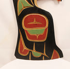 First Nations Thunderbird Wall Plaque Alert Bay BC by Tom Whonnock closeup bottom front