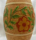 1960s Designer TABLE LAMP by Continental Studios Flower closeup