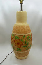 1960s Designer TABLE LAMP by Continental Studios showing cord and lamp stem