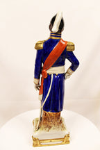 Vintage Porcelain Figurines Trio of French Generals Hand Painted