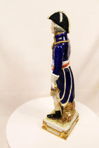 Vintage Porcelain Figurines Trio of French Generals Hand Painted