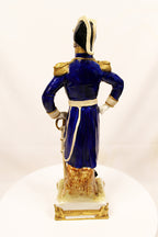Vintage Porcelain Figurines Trio of French Generals Hand Painted