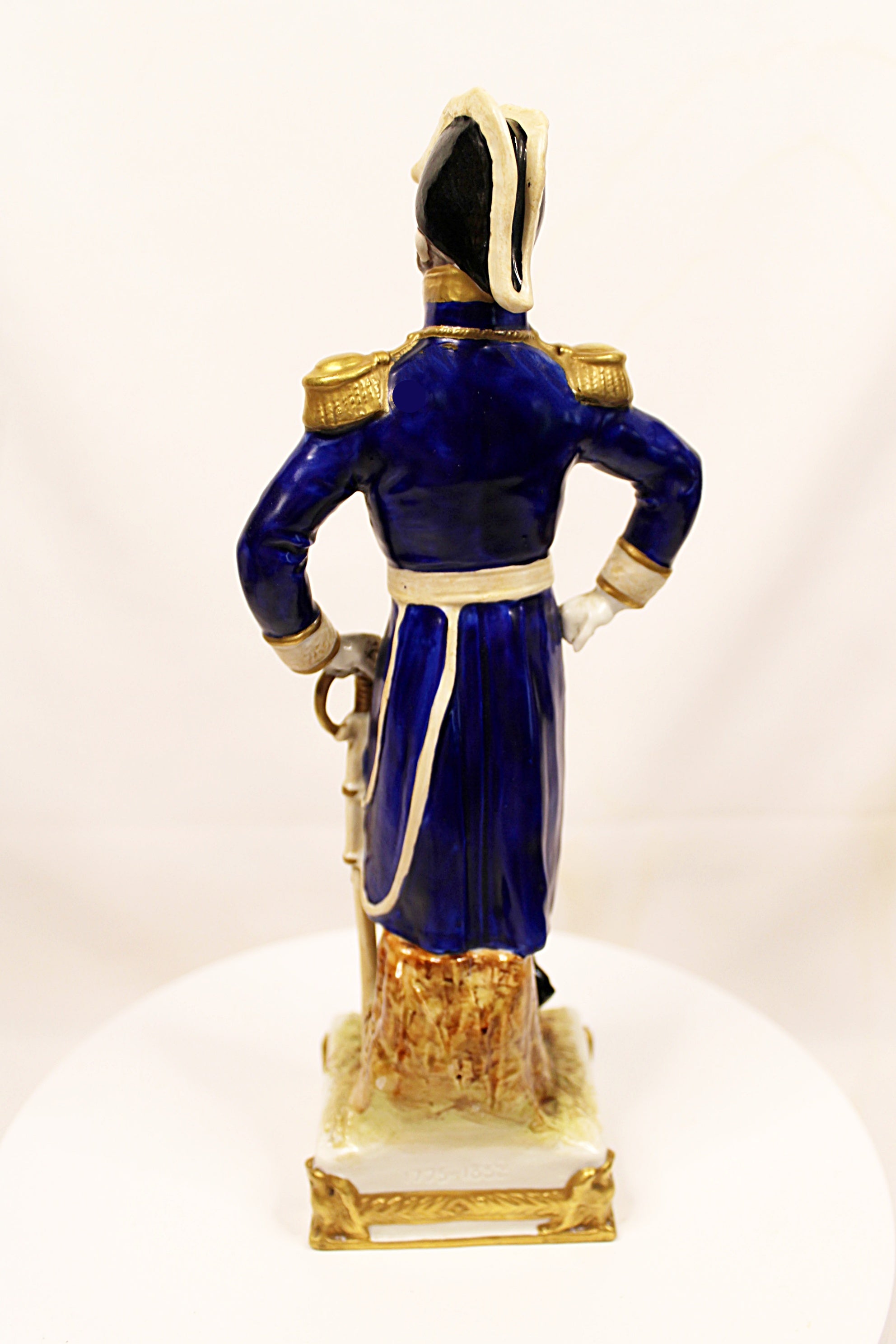 Vintage Porcelain Figurines Trio of French Generals Hand Painted