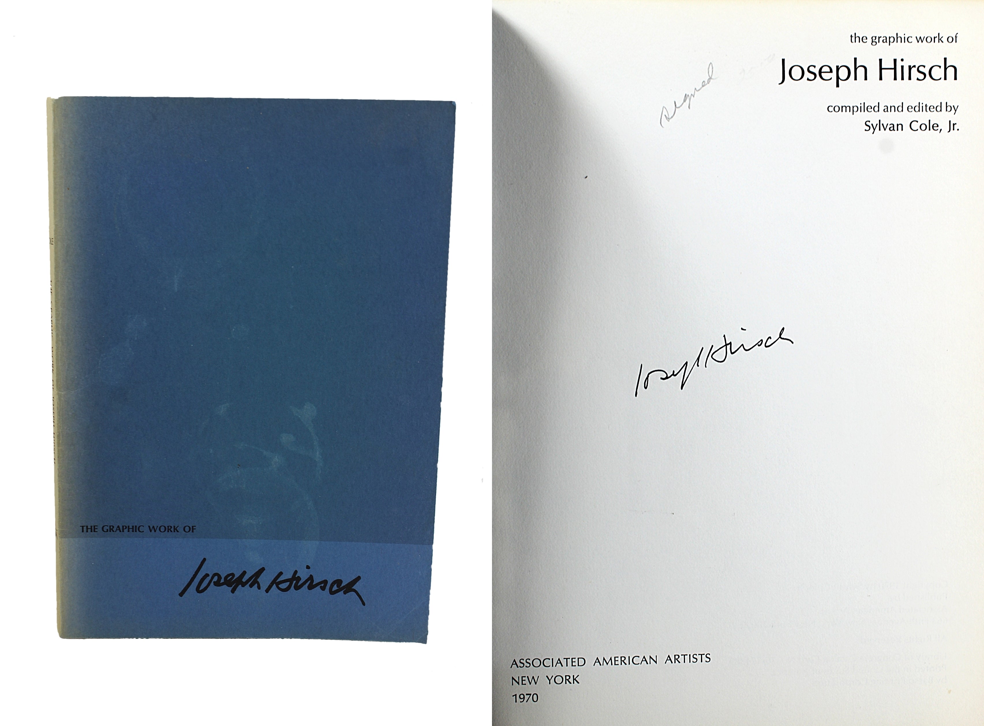 Pencil Signed Joseph Hirsch Lithograph