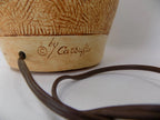 1960s Designer TABLE LAMP by Continental Studios lamp-bottom with cord coming out and artist name signed on base.